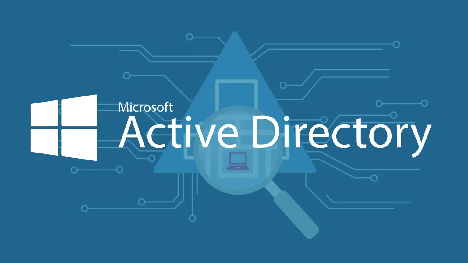 Microsoft Active Directory adı ve dizin bağlantı şeması.