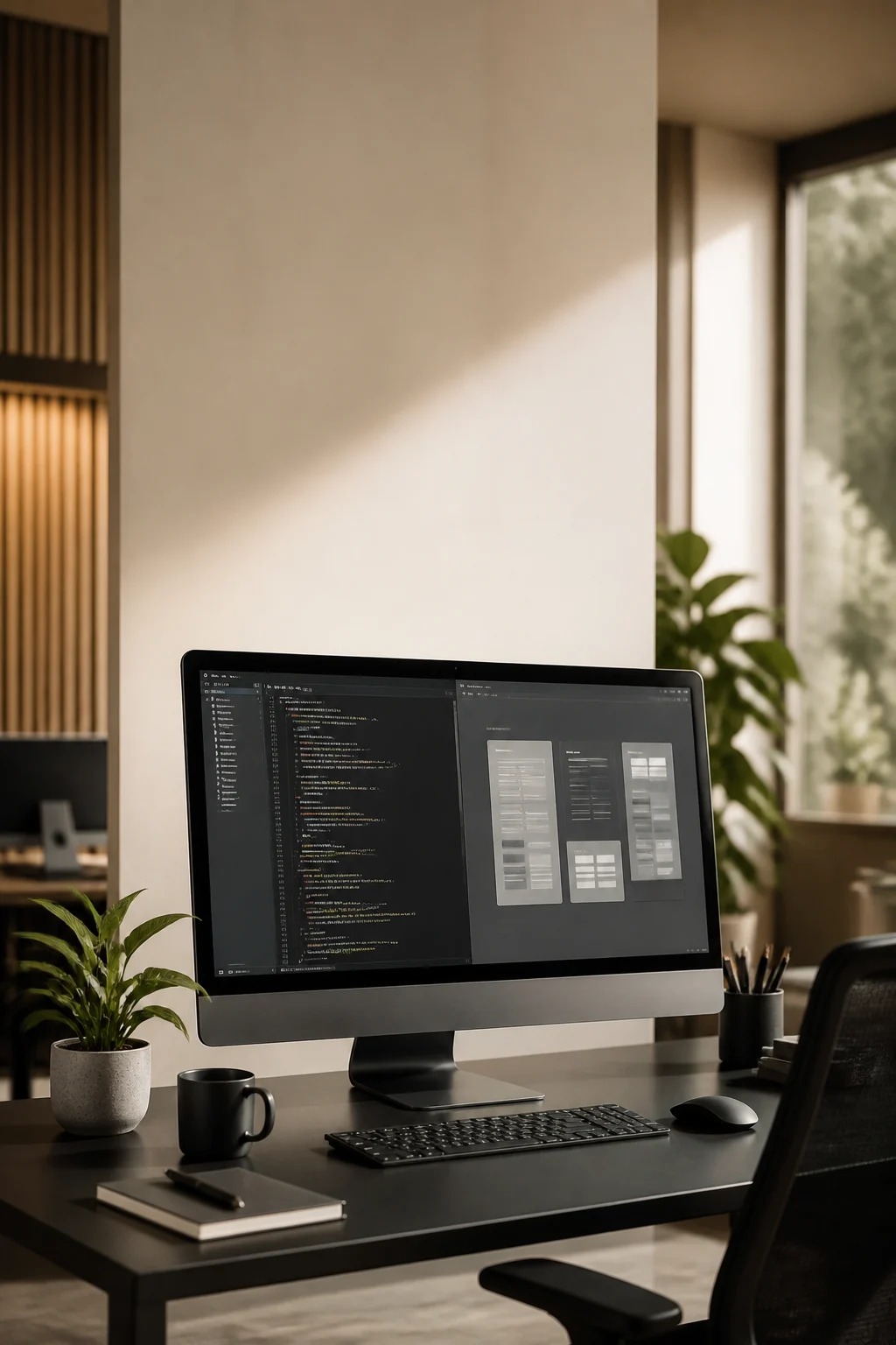 Web tasarım ve yazılım geliştirme çalışma alanı